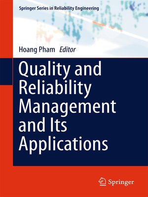 cover image of Quality and Reliability Management and Its Applications